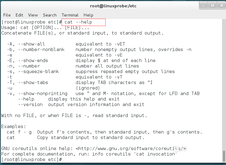 linuxʹcat鿴ļ