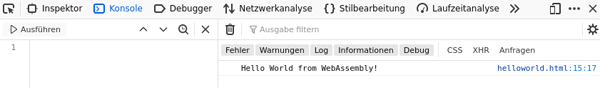 ôWebAssemblyд Hello World