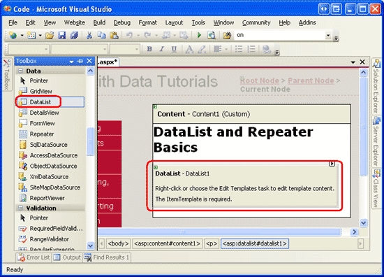 ASP.NET 2.0����ô����DataList��Repeater��ʾ����