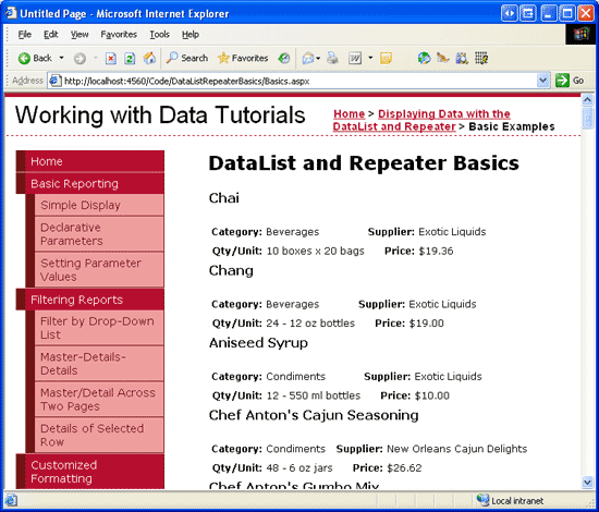 ASP.NET 2.0����ô����DataList��Repeater��ʾ����